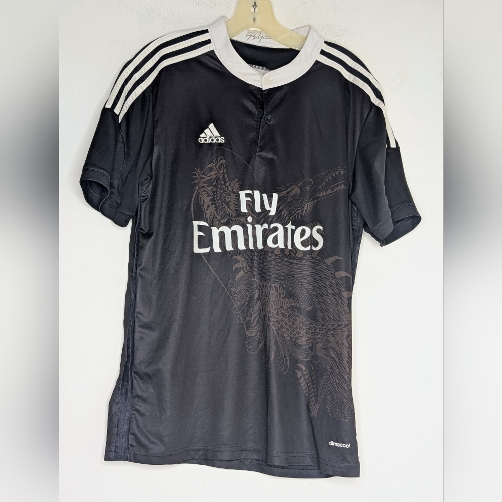 Adidas Real Madrid X Yohji Yamamoto • Fly Emirates Soccer Jersey Size Large EUC
